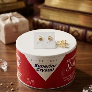 Simply Styled Gold Stud Earrings